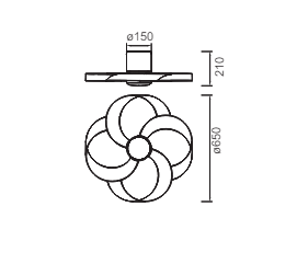 Ventilador Rose