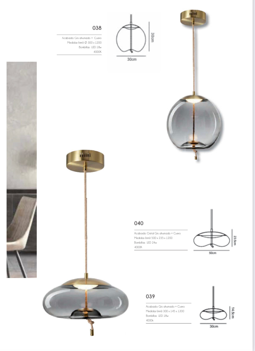 Lámpara colgante Golden 141