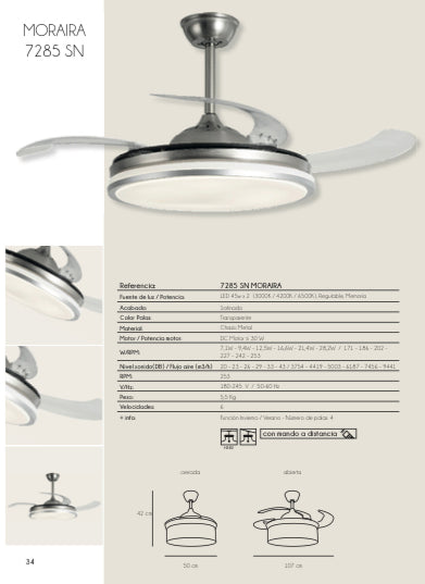 Ventilador Moraira
