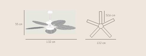 Ventilador Tahití