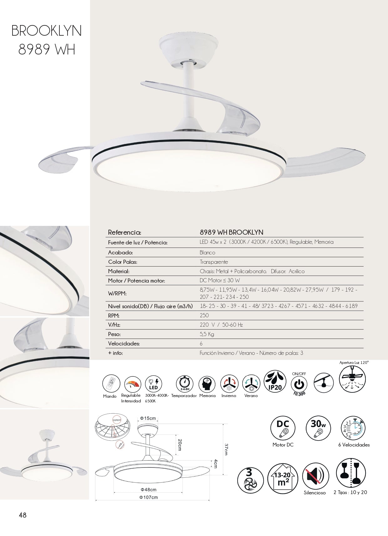 Ventilador Brooklyn